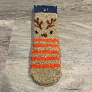 NWT Kids Cozy Reindeer Socks